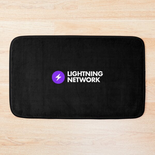 Item preview, Copy of Lightning Network (Bitcoin / Lightning Blue & White) designed and sold by NautilusMare.