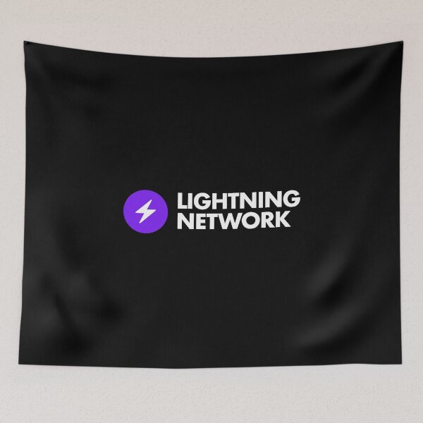 Item preview, Copy of Lightning Network (Bitcoin / Lightning Blue & White) designed and sold by NautilusMare.
