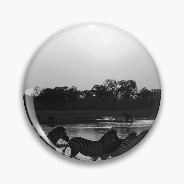 Item preview, Zebra Sunset in Black and White designed and sold by Kay Brewer.