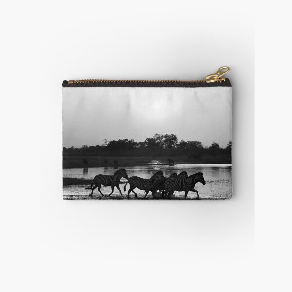 Item preview, Zebra Sunset in Black and White designed and sold by Kay Brewer.