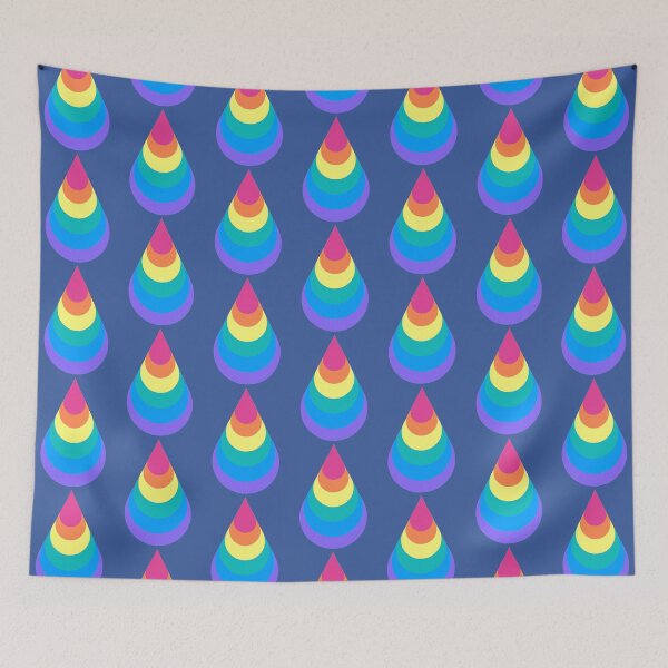 Item preview, Rainbow Drop Pattern designed and sold by Adelle Smith.