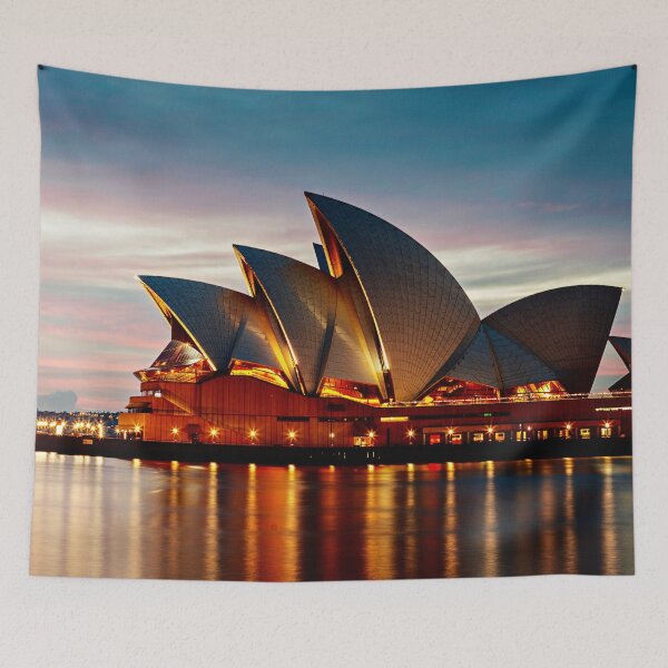 Item preview, Sydney Opera House Australia AU Sunset designed and sold by Piper-Deals.
