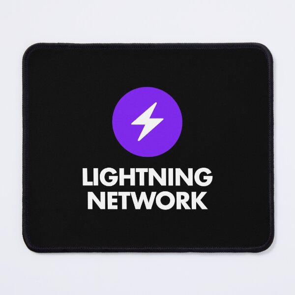 Item preview, Lightning Network (Bitcoin / Lightning Blue & White) Version 2 designed and sold by NautilusMare.