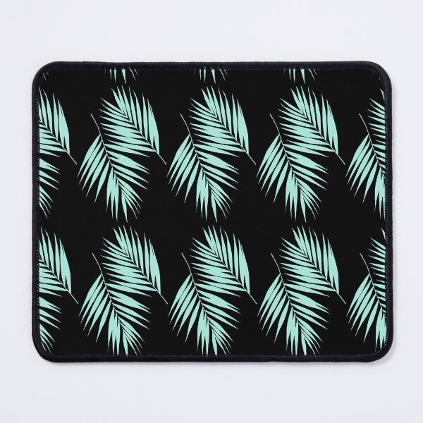 Item preview, Palm Leaves Pattern #2 #Mint #Black #decor #art designed and sold by Anita's & Bella's Art.