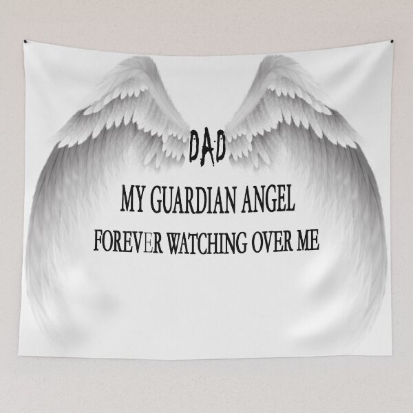 Item preview, dad my guardian angel forever watching over me t-shirt-sticker. designed and sold by storetrial2022.