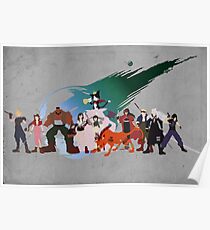 Final Fantasy VII Characters Poster