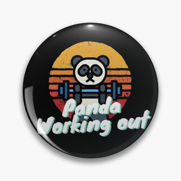 Item preview, Panda working out designed and sold by Printdude.