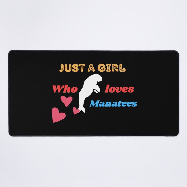 Item preview, Just a girl who loves manatees designed and sold by Printdude.