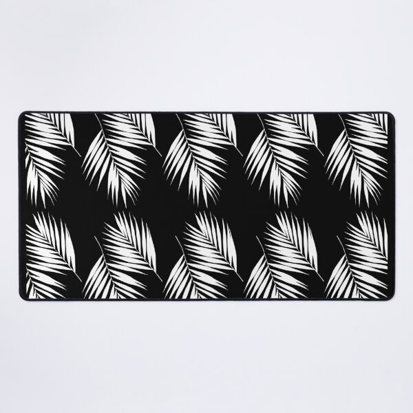 Item preview, Palm Leaves Pattern #9 #White #Black #decor #art designed and sold by Anita's & Bella's Art.