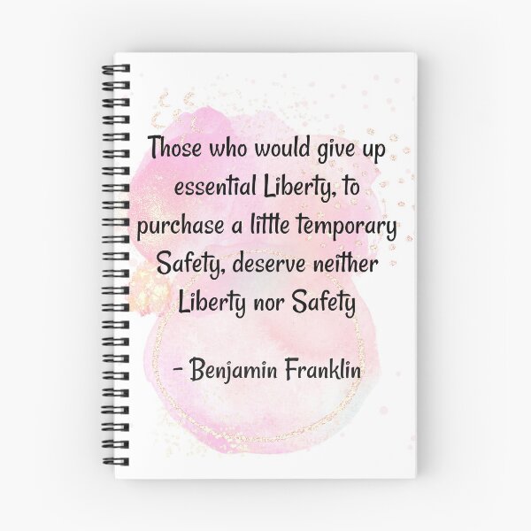 Item preview,  patriotic Quotes | He who would trade liberty for some temporary security  deserves - Benjamin Franklin designed and sold by Quoteology101.