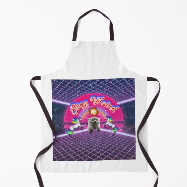 Item preview, "Stay Weird" lasers, unicorns and a kitty with explosion designed and sold by Abbeynrml.