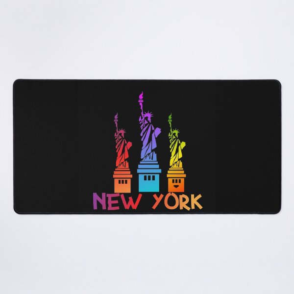 Item preview, STATUE OF LIBERTY AND NEW YORK IN GRADIENT SHADES - Addicted to NEW YORK designed and sold by samArtline.
