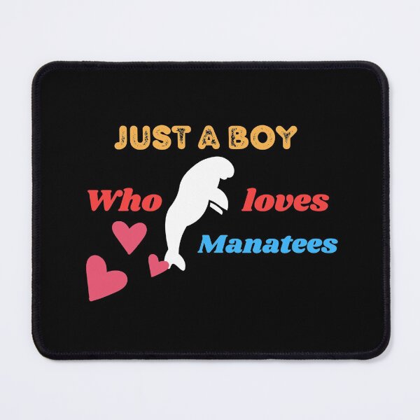 Item preview, Just a boy who loves manatees designed and sold by Printdude.