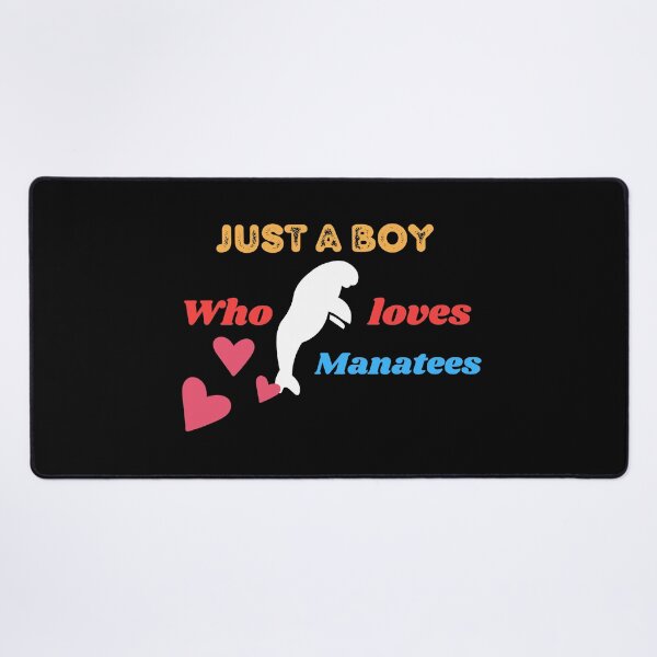 Item preview, Just a boy who loves manatees designed and sold by Printdude.