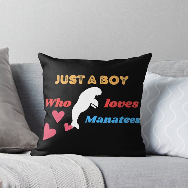 Item preview, Just a boy who loves manatees designed and sold by Printdude.