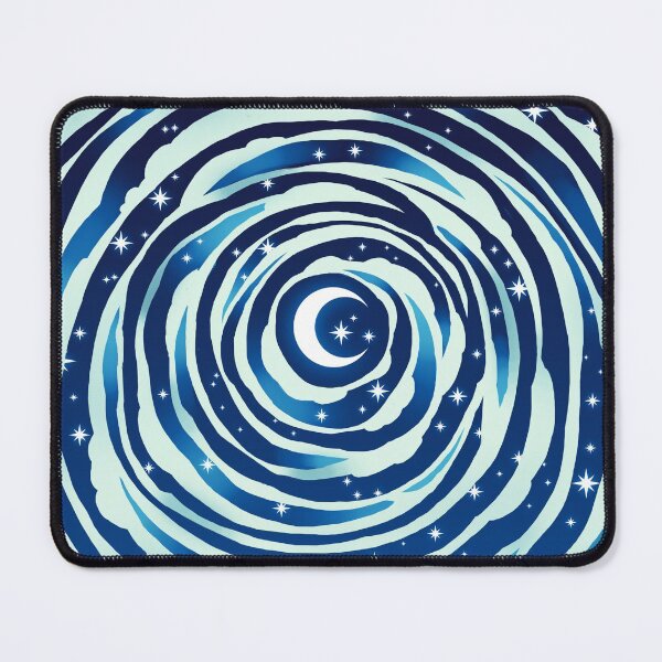 Item preview, Moon on Aqua Blue Water and Starry Night Sky designed and sold by rubydian.