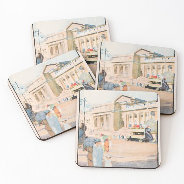 Item preview, Vintage New York Postcard New York Public Library (1914) by Rachael Robinson Elmer designed and sold by Designedbysm.