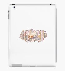 Word clound iPad Case/Skin