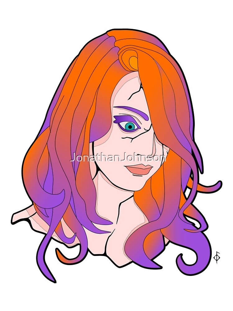 Thumbnail 5 of 5, iPhone Case, Emma Stone Portrait designed and sold by JonathanJohnson.