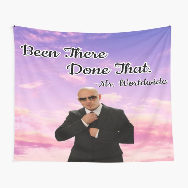 Mr Worldwide Tapestry for Maddie Tapestry
