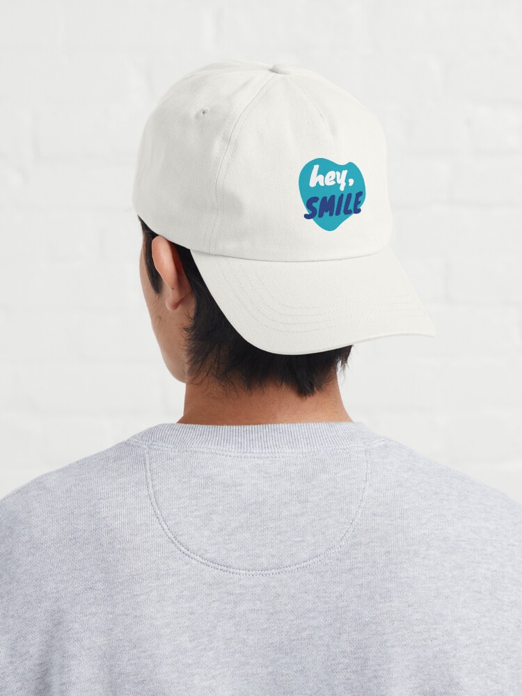 Alternate view of Hey, smile - positive feelings Cap