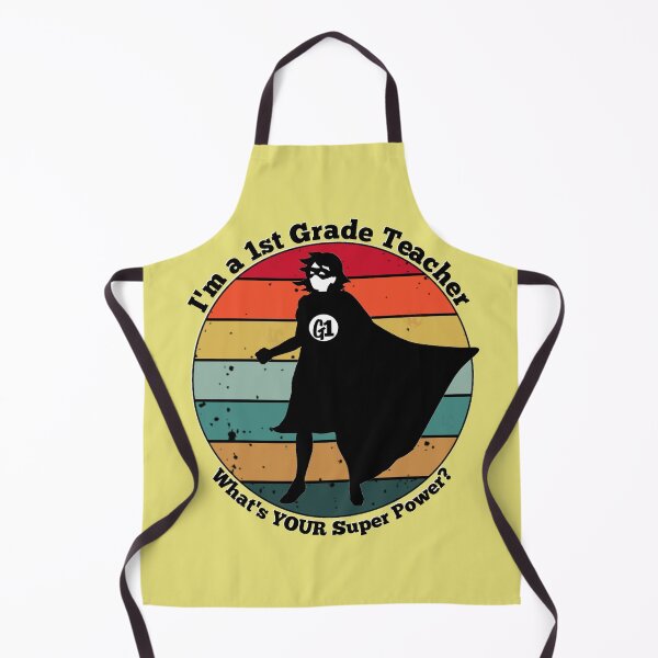 Item preview, 1st Grade Teacher, First Grade Teacher, Super Power Teacher Design designed and sold by LifeCrush.