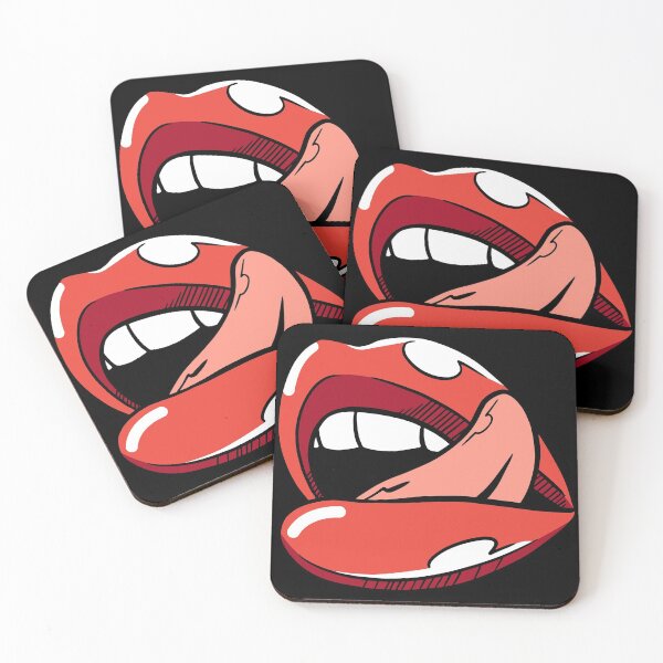 Item preview, Cartoon Pop Art Red Lips designed and sold by digitalscrabble.
