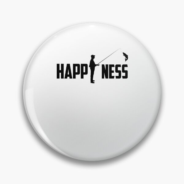 Item preview, Happy angler, Happiness is Fishing designed and sold by notasimp.