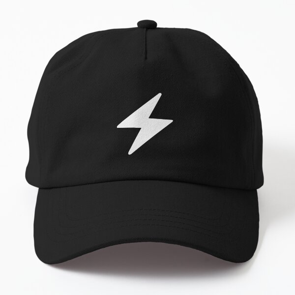 Lightning Network (Bitcoin / Lightning Only / White & Black) Dad Hat