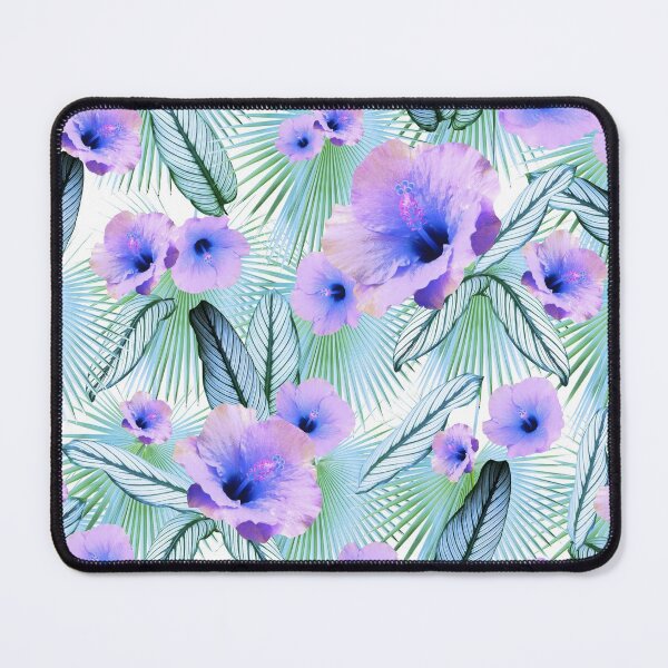 Item preview, Hibiscus Calathea Fan Palm Leaves Jungle #1 #tropical #decor #art designed and sold by Anita's & Bella's Art.