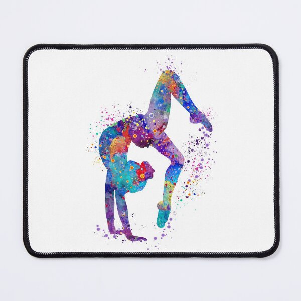 Item preview, Gymnastics Tumbling Watercolor Sports designed and sold by LotusGifts.