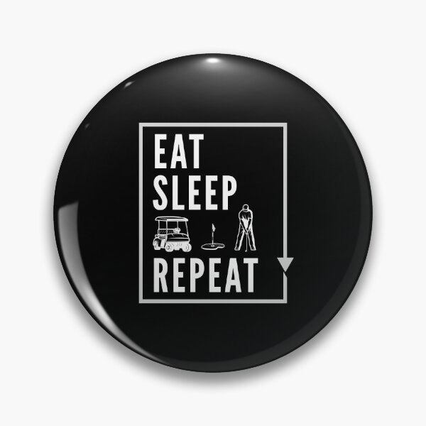 Item preview, Eat Sleep Golf Repeat designed and sold by soudaniet.