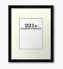 221B Baker Street Framed Print