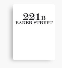 221B Baker Street Canvas Print