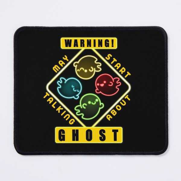 Item preview, Warning ! May Start Talking About Ghost. A picture of ghosts circling around designed and sold by AxelGreen72.