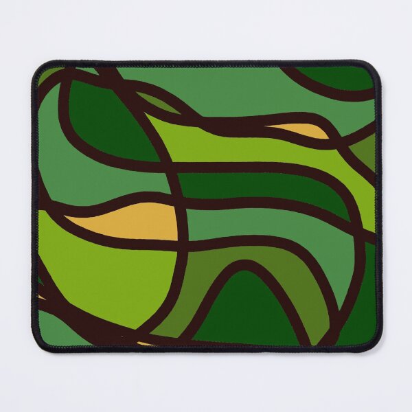 Item preview, Jungle Geometric Green Shapes Minimalist Forest Art designed and sold by hopecope.