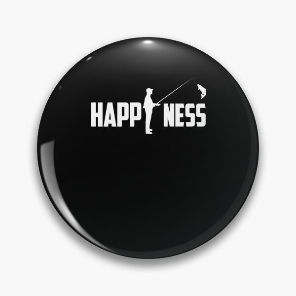 Item preview, Happiness is Fishing, Happy Angler designed and sold by notasimp.