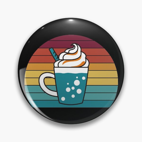 Item preview, Retro Fall Sunset Pumpkin Spice Latte / Coffee Drink designed and sold by PeachesMommy.