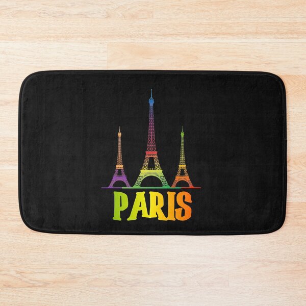 Item preview, Eiffel tower and Paris in  colorful shades- Addicted to Paris designed and sold by samArtline.