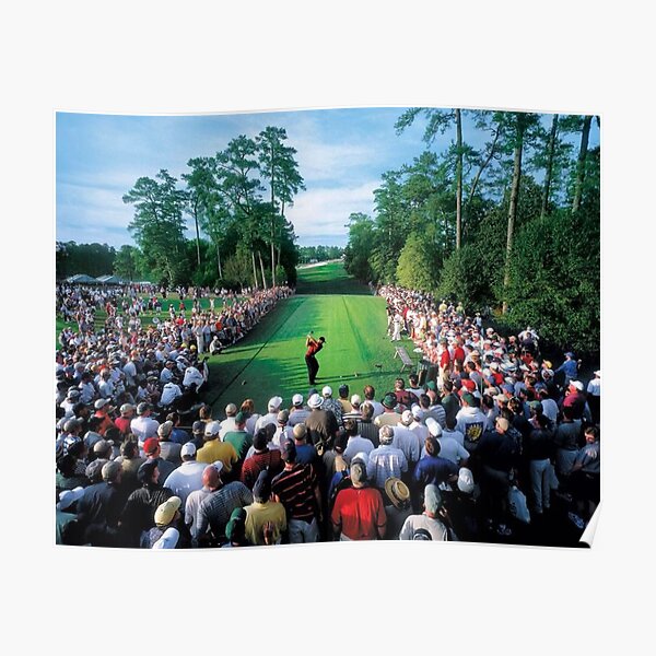 Tiger Woods 2001 Masters Poster