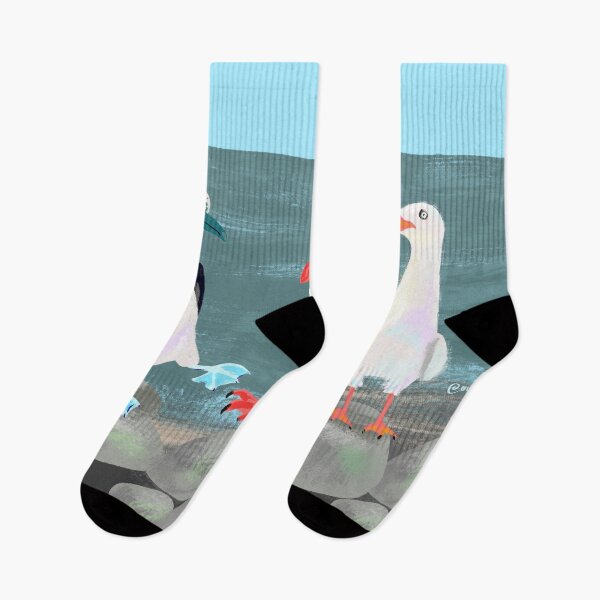 Item preview, Seagull, puffin and Blue footed booby designed and sold by orangerinka.