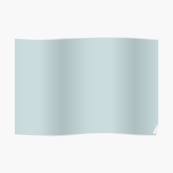 Ultra Light Pastel Blue Solid Color Pairs With Sherwin Williams Alive Forecast Colors Sleepy Blue Sw 6225 2 C1 Poster By Simplysolid Redbubble