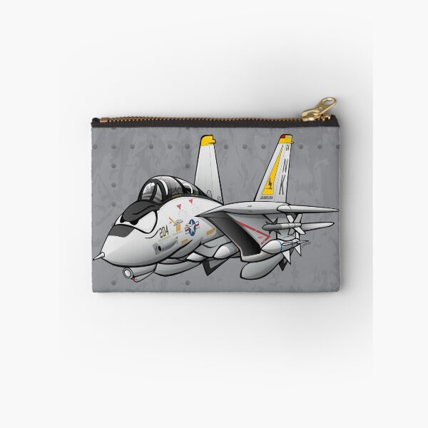 Item preview, F-14 Tomcat Military Fighter Jet Aircraft Cartoon Illustration designed and sold by hobrath.