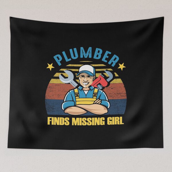 Item preview, Plumber Finds Missing Girl designed and sold by SweetbeStore.
