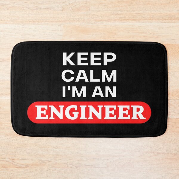 Item preview, Keep Calm I am an engineer designed and sold by CecileMJ.