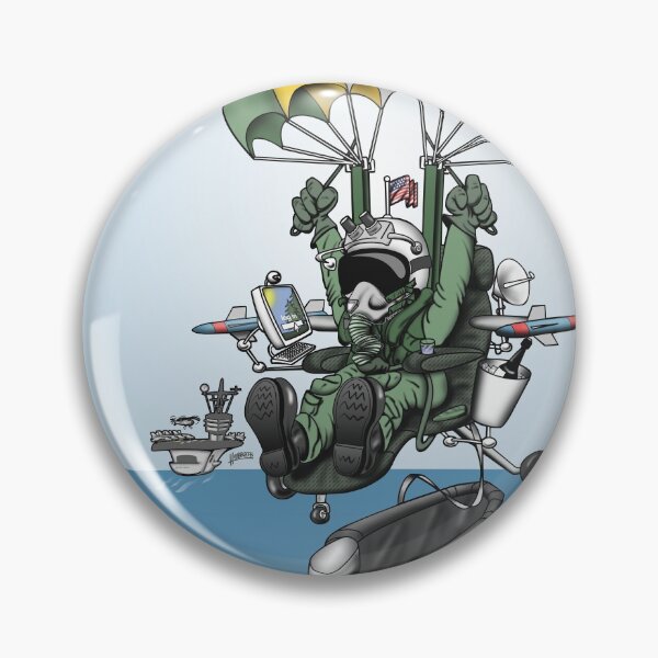 Item preview, Naval Aviation Life Support Systems (ALSS) Parachute Rigger Cartoon designed and sold by hobrath.