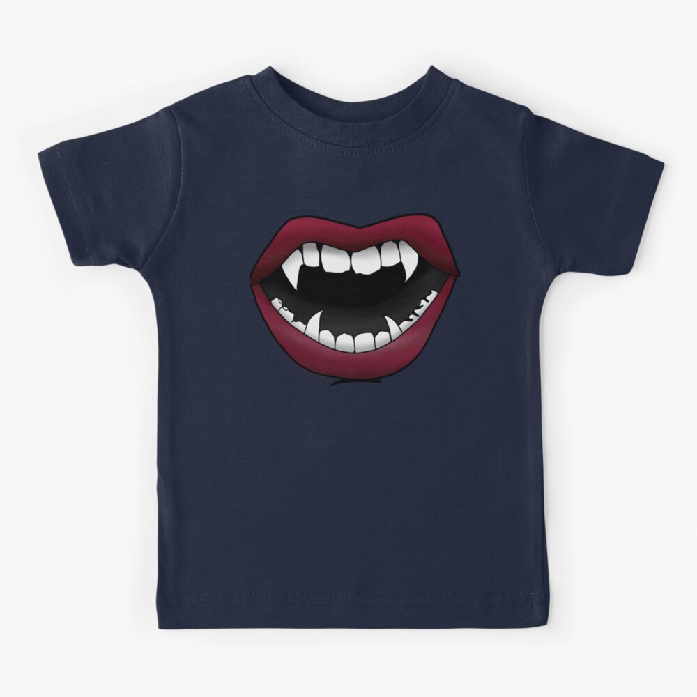 Vampire Fangs Kids T-Shirt for Sale by Kaitie-Marie