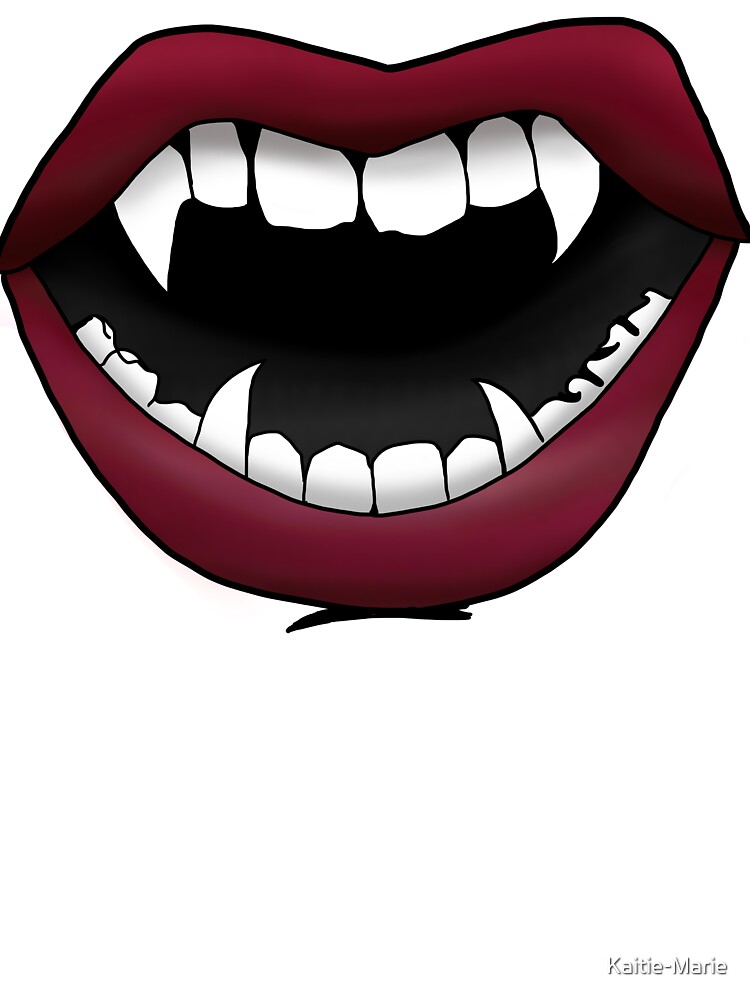 Vampire Fangs Kids T-Shirt for Sale by Kaitie-Marie