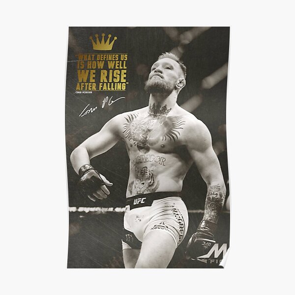 Póster «Frase de Conor McGregor» de BonnieJonesa | Redbubble