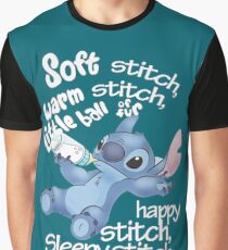 Soft Kitty - Stich Grafik T-Shirt
